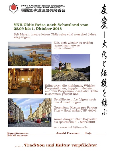 Oldie Reise 2018 nach Schottland